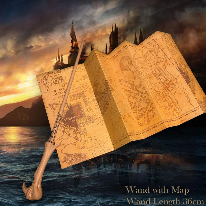 Волшебная палочка с металлическим сердечником 36 см волшебная картой харида