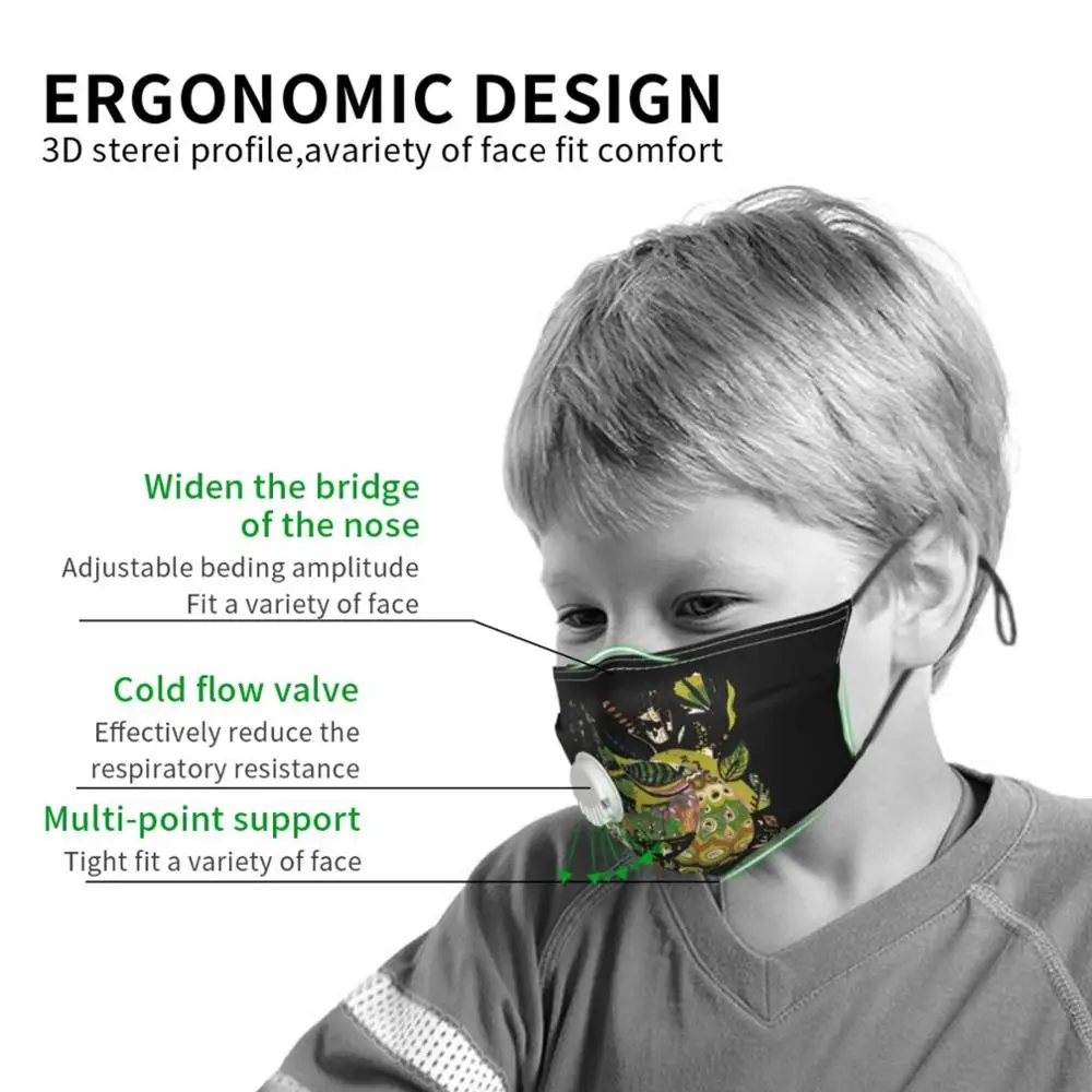 Космический Павлин для детей мужчин женщин маска лица регулируемая с петлей