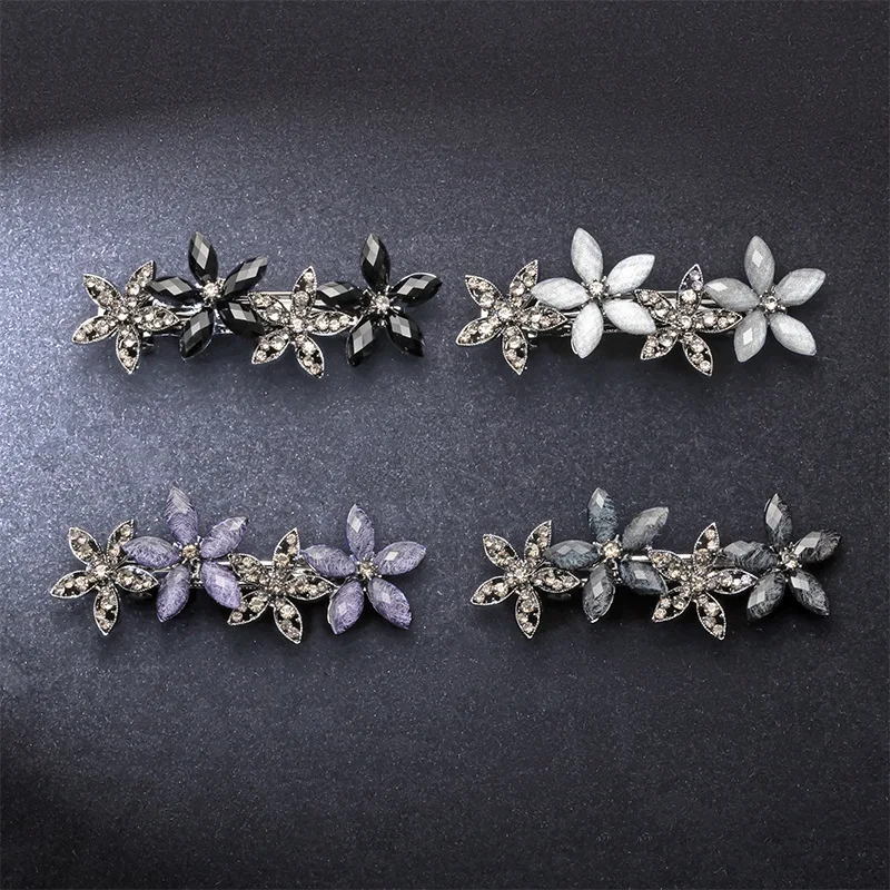 

Hair Clip For Women Bridal Wedding Hair Accessories Crystal Headband Rhinestone Women Hair Pins Flowers Hair Jewelry