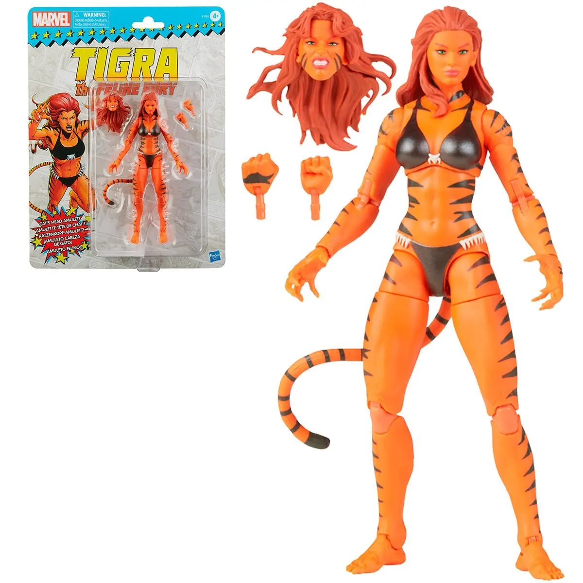 

Marvel Legends Tigress Tigra Action Figure Movable Joints Ornaments Children Christmas Present Model Decorate Toys