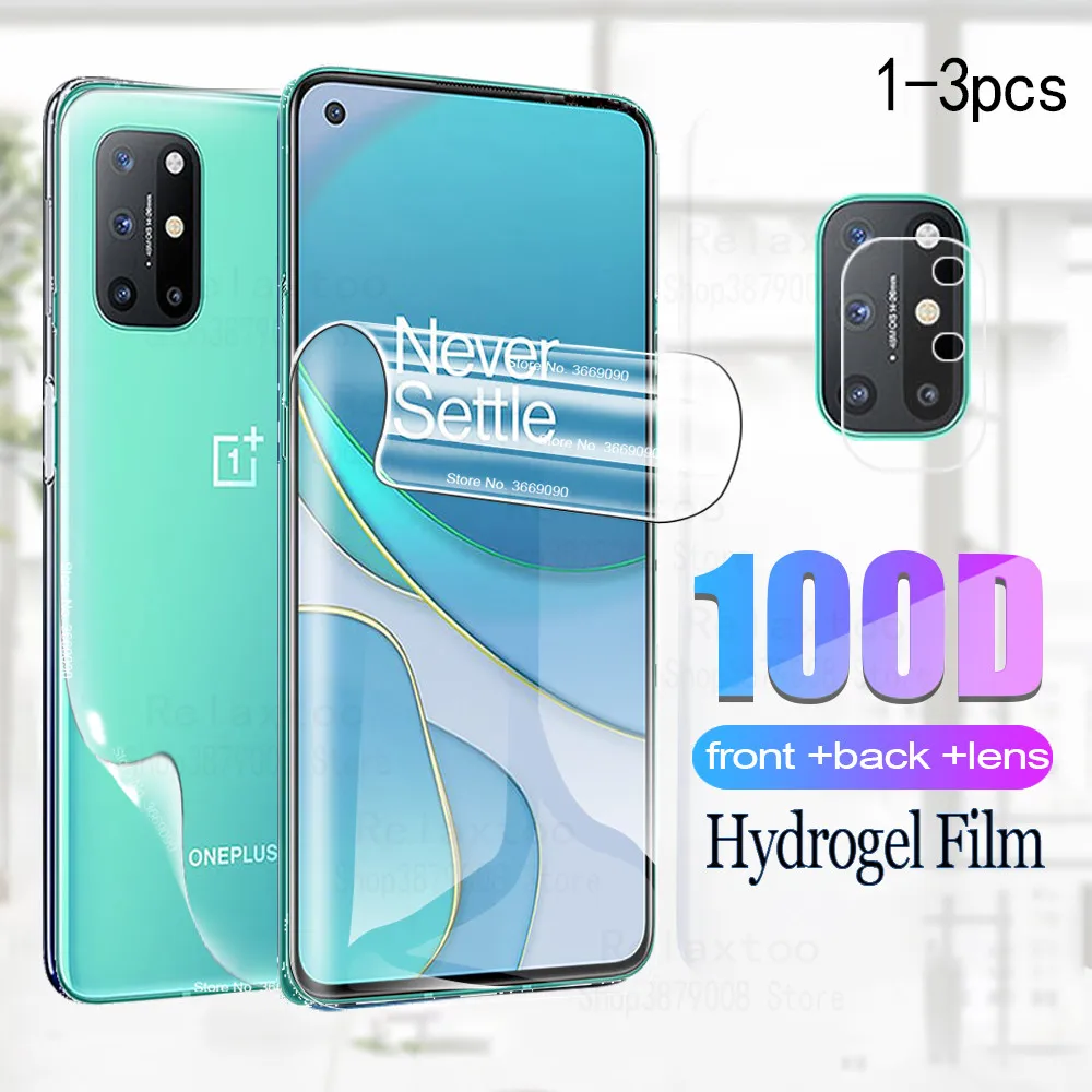 

Hydrogel film for oneplus 8T camera screen protector glass for oneplus 8T 8 T oneplus8 T oneplus8T one plus8 T front back films