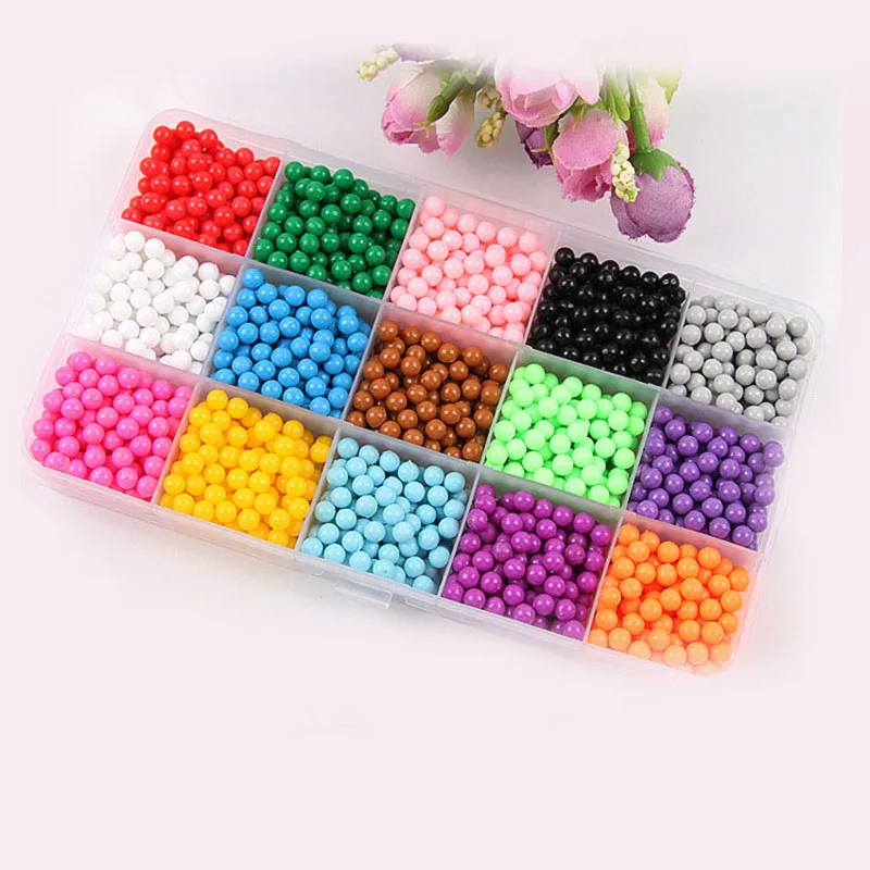 1100 шт./кор. 10 видов цветов &quotсделай сам&quot из Новинка! Фигурные бусины кВА Jouets Perler