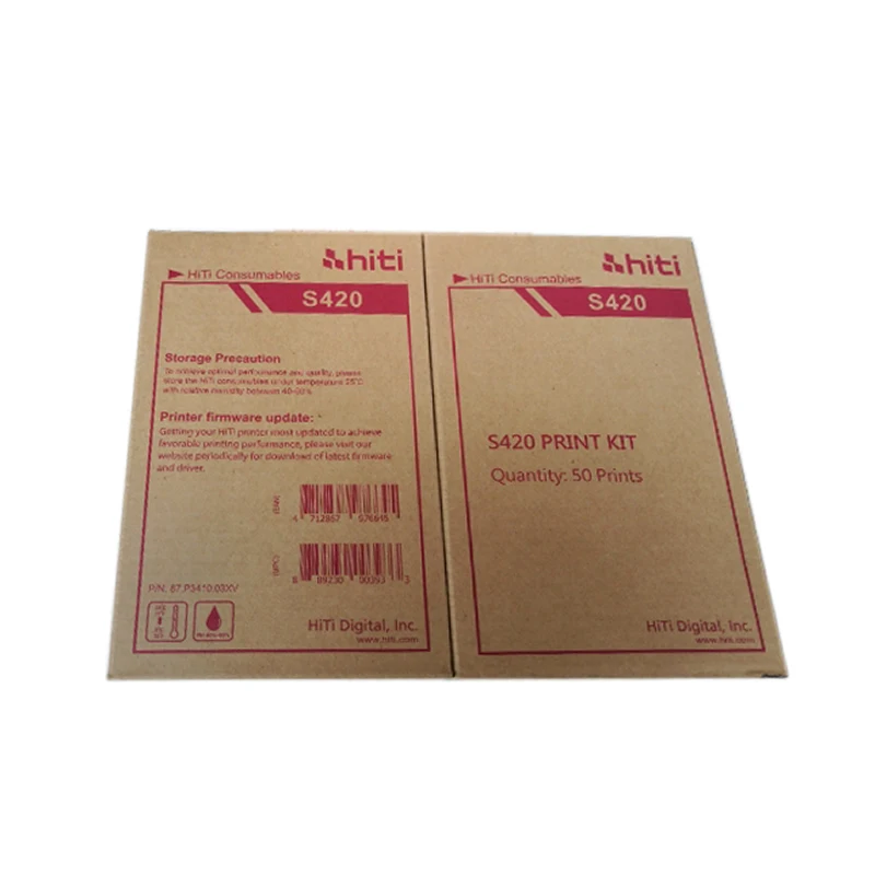 Бесплатная Доставка! Фотобумага для принтера используемая фотопринтера HITI S420