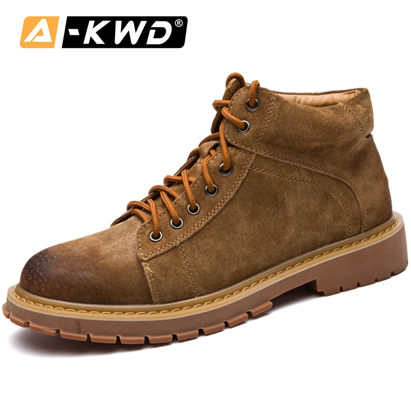 2019 Для мужчин обувь туфли со скрытым каблуком и толстой стелькой из натуральной