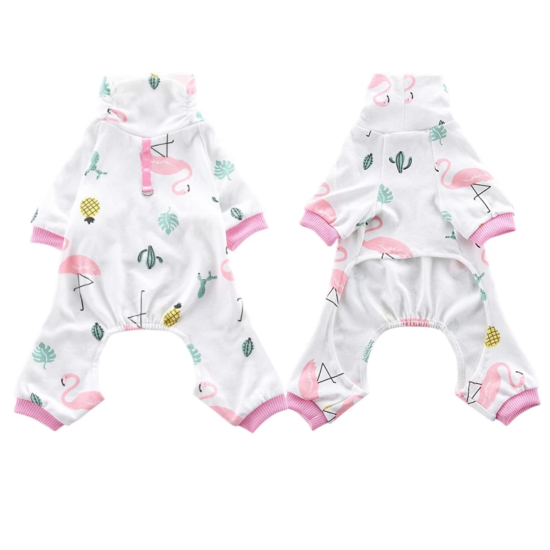 Cute Cat Clothes Pajamas Soft Vest T Shirt for Small Dogs Pet Clothes Clothing Cat Vest Jumpsuit Spring Autumn Outfit 35