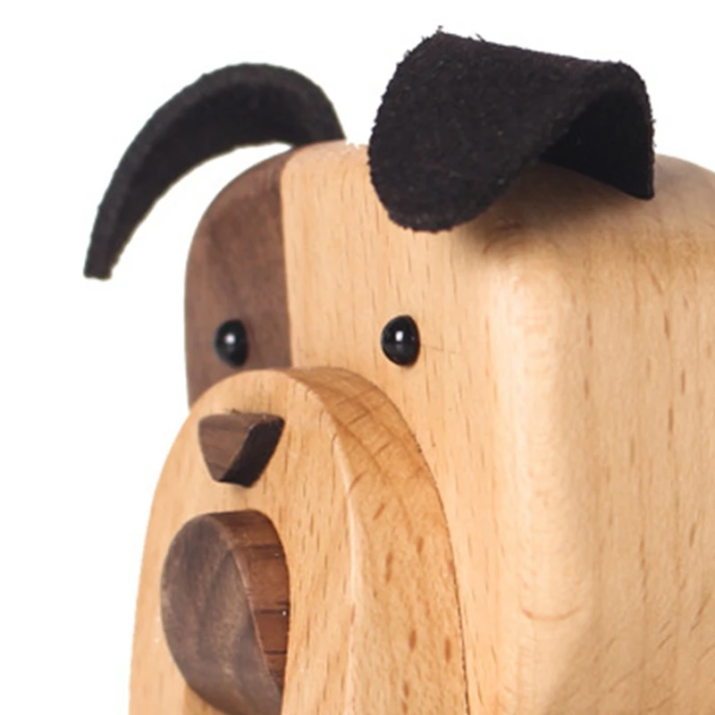 

Wooden Handicrafts,Nordic Creative Puppy Wood Crafts Decoration for Room,Ornaments for Home Desk