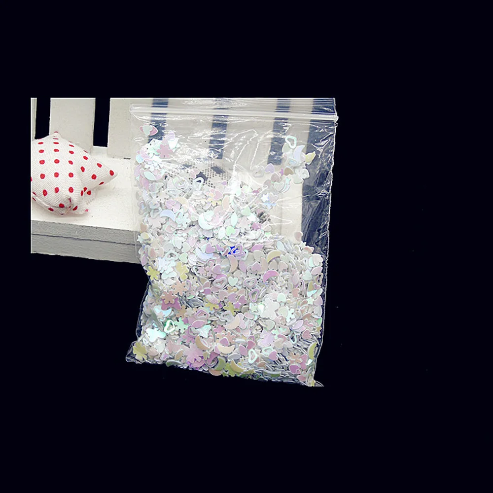 Разноцветные Блестки для дизайна ногтей и макияжа 15 г|Стразы украшения| |