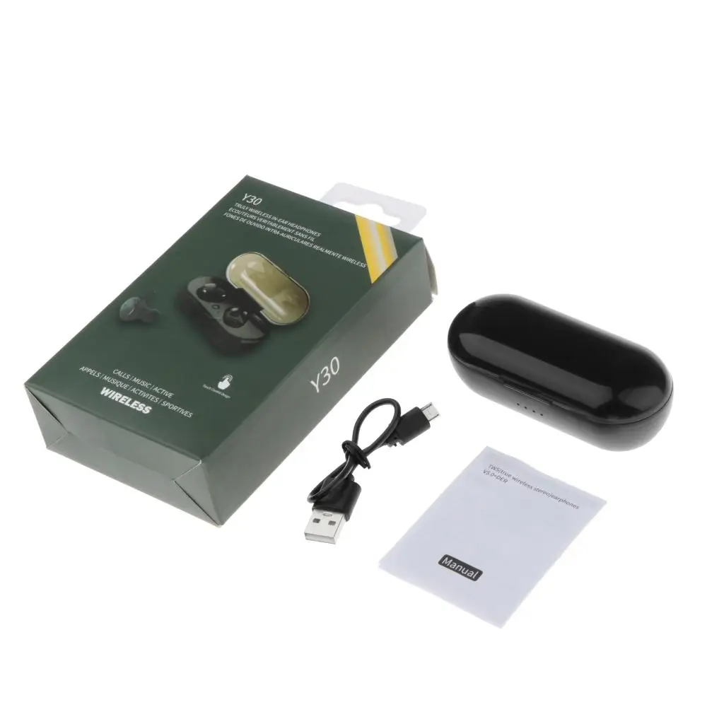 

Ture Wireless Y30 In-Ear Bluetooth 5.0 TWS Earphone for IOS Android Waterproof IPX5