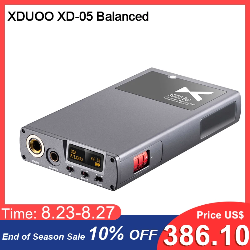 XDUOO XD05 Bal Portable HIFI Balanced DAC & Headphone Amplifier ES9038Q2M*2 Bluetooth5.0 XD 05 32bit/768kHZ DSD512 xd05bal|Усилители для