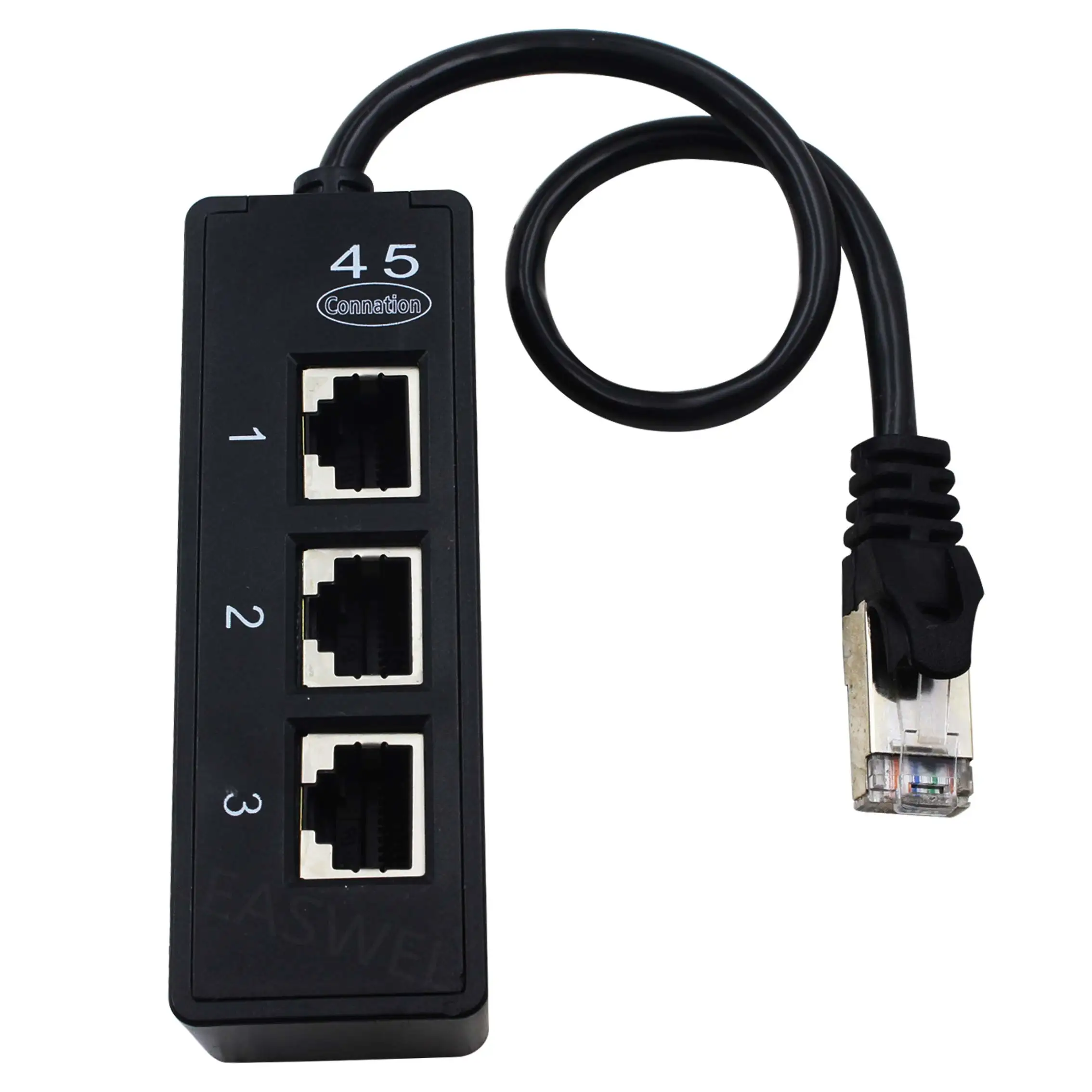 Сетевой разветвитель LAN Ethernet RJ45 1 штекер на 3 гнезда | Электроника