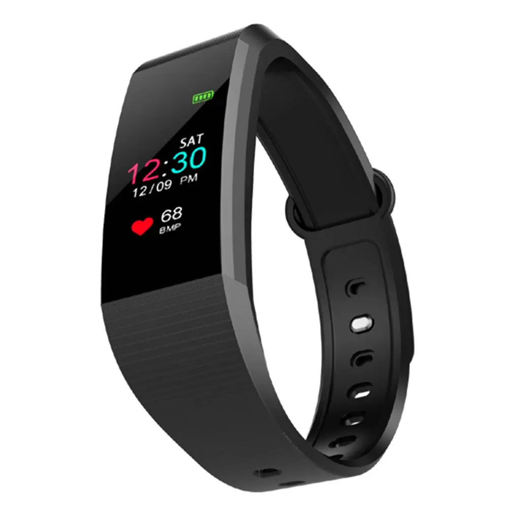 I9 спортивные Смарт часы цветной экран браслет монитор сердечного ритма IP68