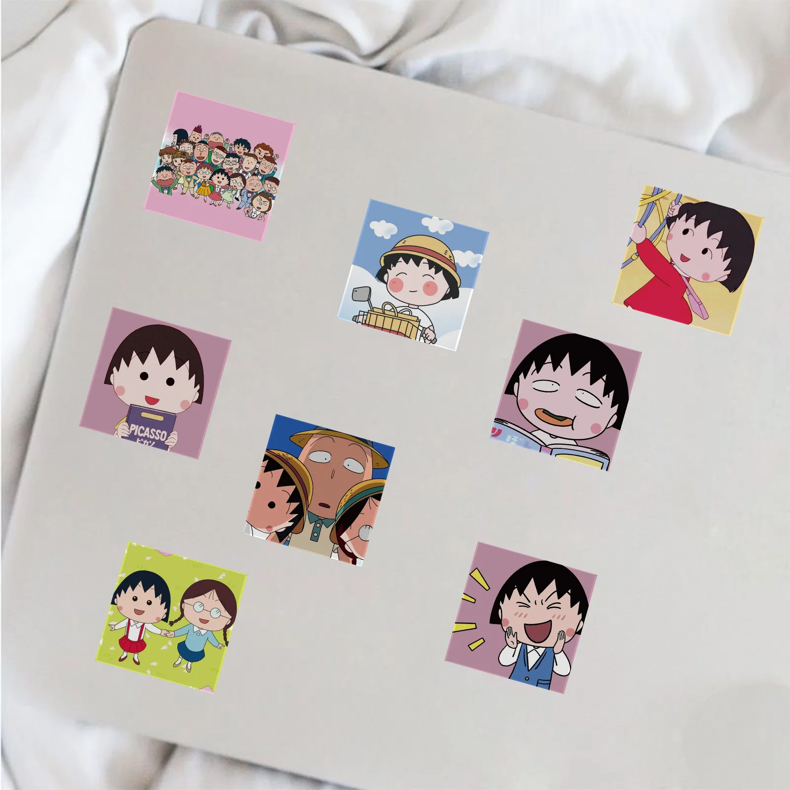 

10/30/48pcs Chibi Maruko-chan Stickers Waterproof Vinyl Stickers for Kids Laptop Phone Toy Stickers Computer Motorcycle Decals