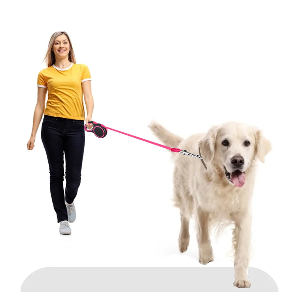 

Automatic Extending Dog Leash Rope Long Strong Pet Leash For Large Dogs Durable Nylon Retractable Big Dog Walking Leash Leads