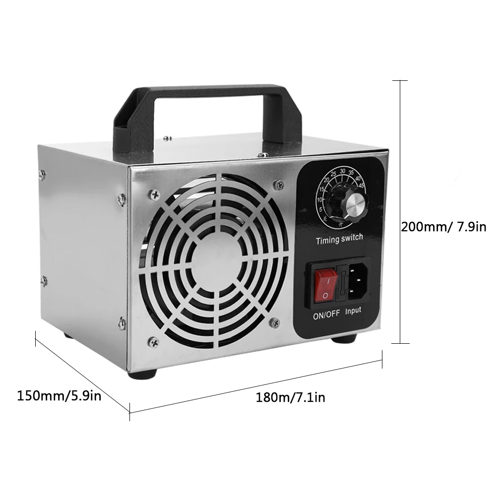 

Ozone Generator Air Purifier 28g/h 220V Portable Ozonizador Machine Deodorant Air Filter Purifier Fan For Home Car Formaldehyde