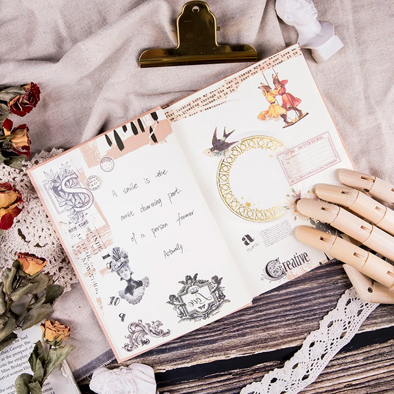 40 шт./пакет красивый цветок мессенджер бумажный стикер сумка DIY Дневник украшения для ежедневника стикер альбом Скрапбукинг kawaii