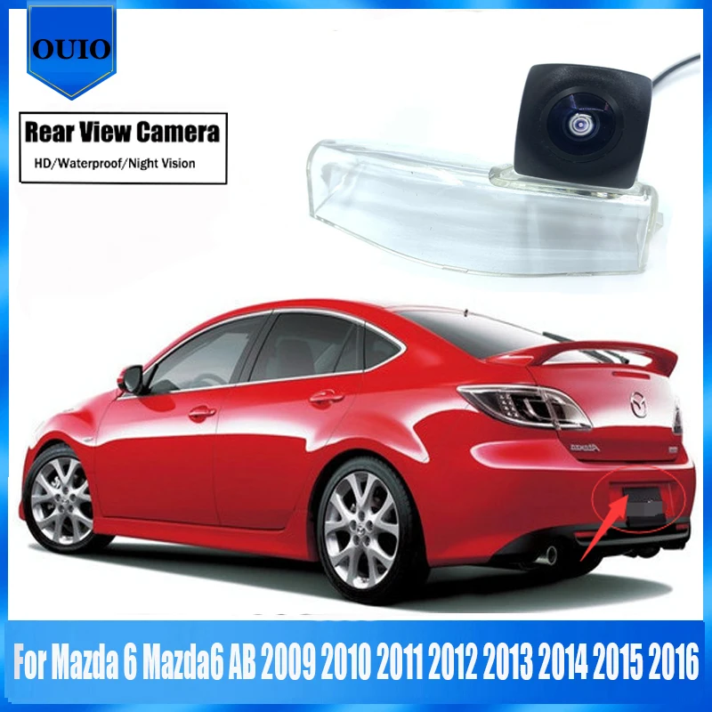 

Камера заднего вида HD для Mazda 6 Mazda6 AB 2009 2010 2011 2012 2013 2014 2015 2016