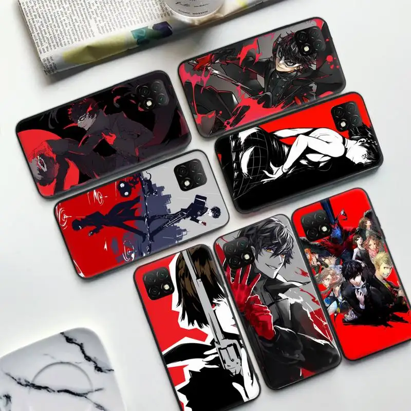 

Persona P5 Anime Phone Case For Huawei P10 P9 P20 P30 P40 pro PSMART lite plusnova5i 6se ​Cover Shell
