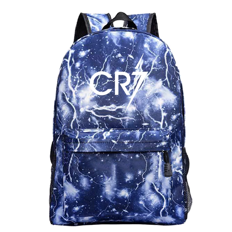 

Cristiano Ronaldo CR7 Backpack Children's Backpack Boys Girls School Daily Rucksack Teenagers Multifunction Travel Knapsack