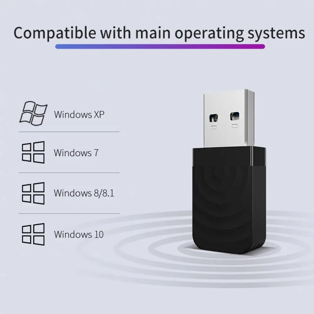 CF-812AC 1300 Мбит/с двумя режимами мини USB Сетевая карта Wi-Fi адаптер для ПК/ноутбук |