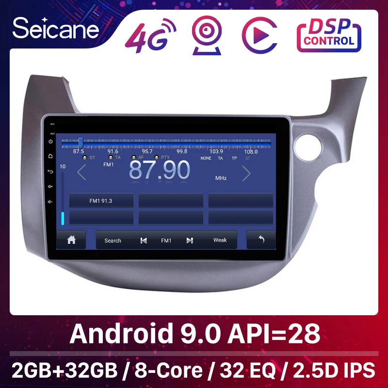 Seicane Android 9 0 10 1 &quot2Din автомобильное стерео радио GPS головное устройство