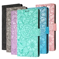 flower pattern flip wallet leather phone case for xiaomi redmi note10 9 9s 8 7 pro 7a 8a card slot stand book mobile cover coque