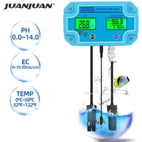 3 in 1 ph 2981 digital ph ec temperature meter tester high accuracy monitoring equipment tool aquarium water meter eu plug