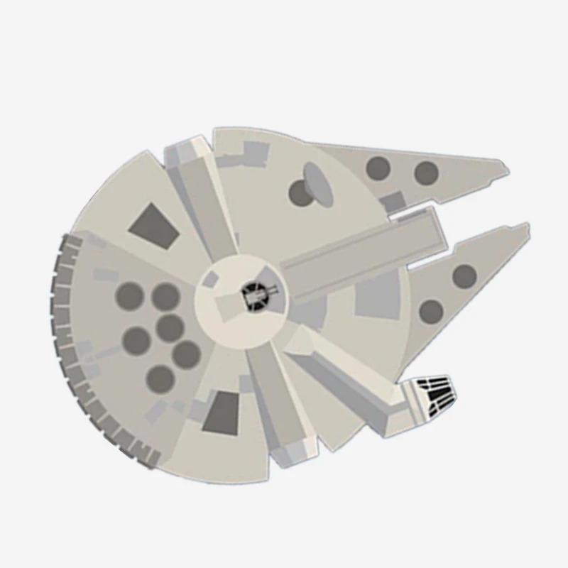 

New Star Spaceship Wars Millennium Falcon Skywalker Force Awakens Figures Building Block Brick Gift Kid Toy