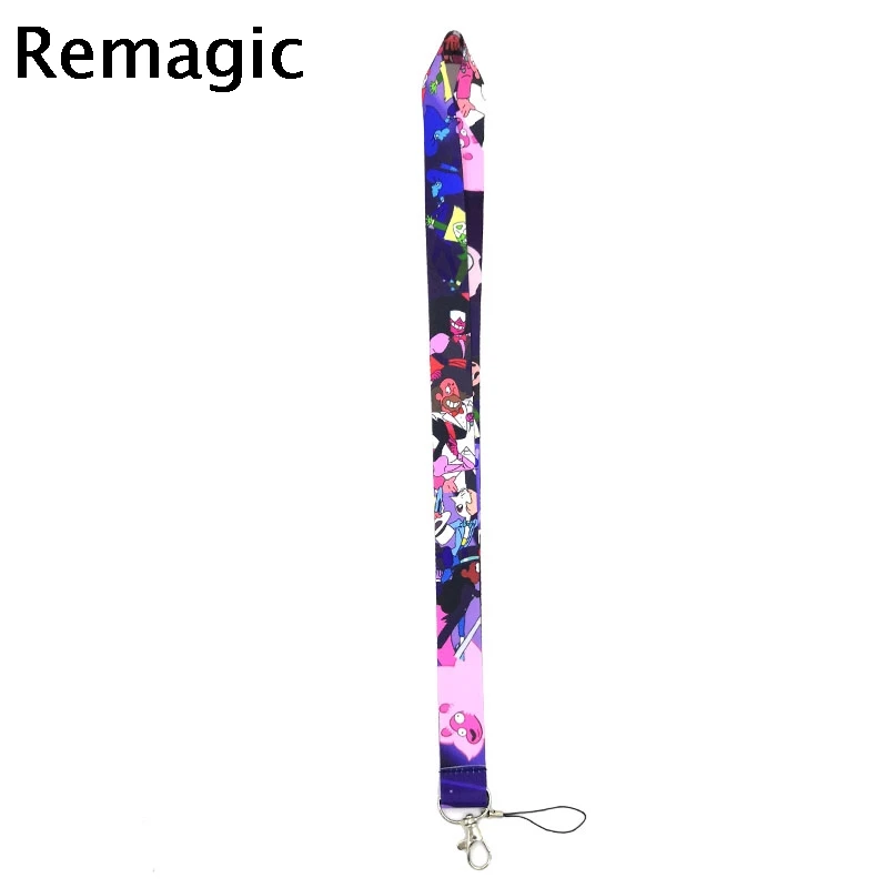 100 шт. мультяшный аниме ремешок на шею брелок для мобильного телефона ремень