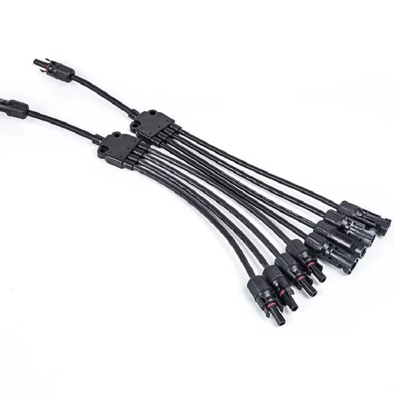 4y ветка параллельное подключение Электрический Солнечный разъем