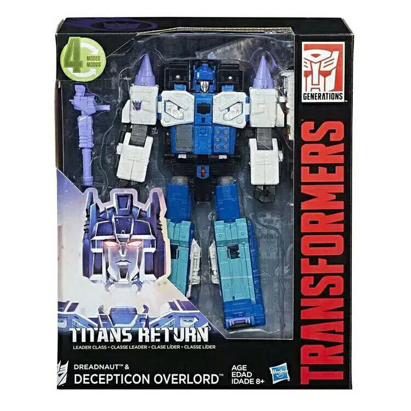 Hasbro Трансформеры Титаны возвращение Decepticon Overlord лидер класс Модель Аниме фигурки