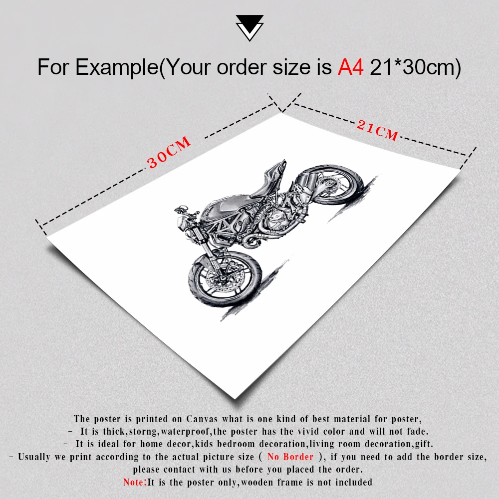 

Vintage Poster Classic Motorcycle Canvas Painting Nordic Wall Art Print Quote Picture For Living Room On The Wall Home Decor