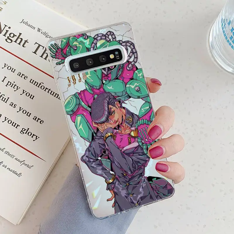 

JoJo Bizarre Adventure Phone Case Transparent for Samsung A71 S9 10 20 HUAWEI p30 40 honor 10i 8x xiaomi note 8 Pro 10t 11