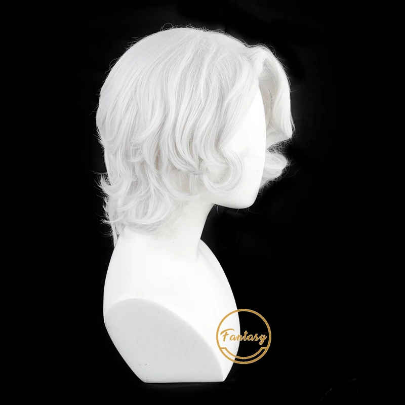 Zdrada игра хеллборд короткий белый косплей термостойкие синтетические волосы