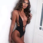 Купальник женский слитный, цвет в ассортименте, S M L XL XXL, 1 шт