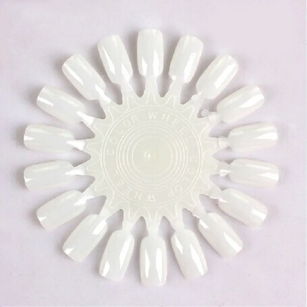 Овальные накладные ногти на колесиках для практики инструмент полировки цветные