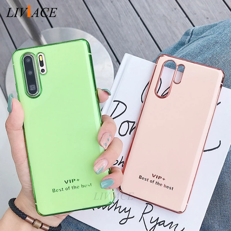 Роскошный мягкий чехол из ТПУ с покрытием для huawei p30 pro p20 lite mate 20 30 honor 9 10 lite 8x p smart y9 nova 3 3i силиконовый чехол
