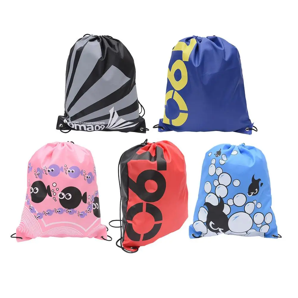 

Двойной Слой Drawstring тренажерный зал Водонепроницаемые рюкзаки плавательные спортивные пляжные сумки путешествия портативные складные мин...