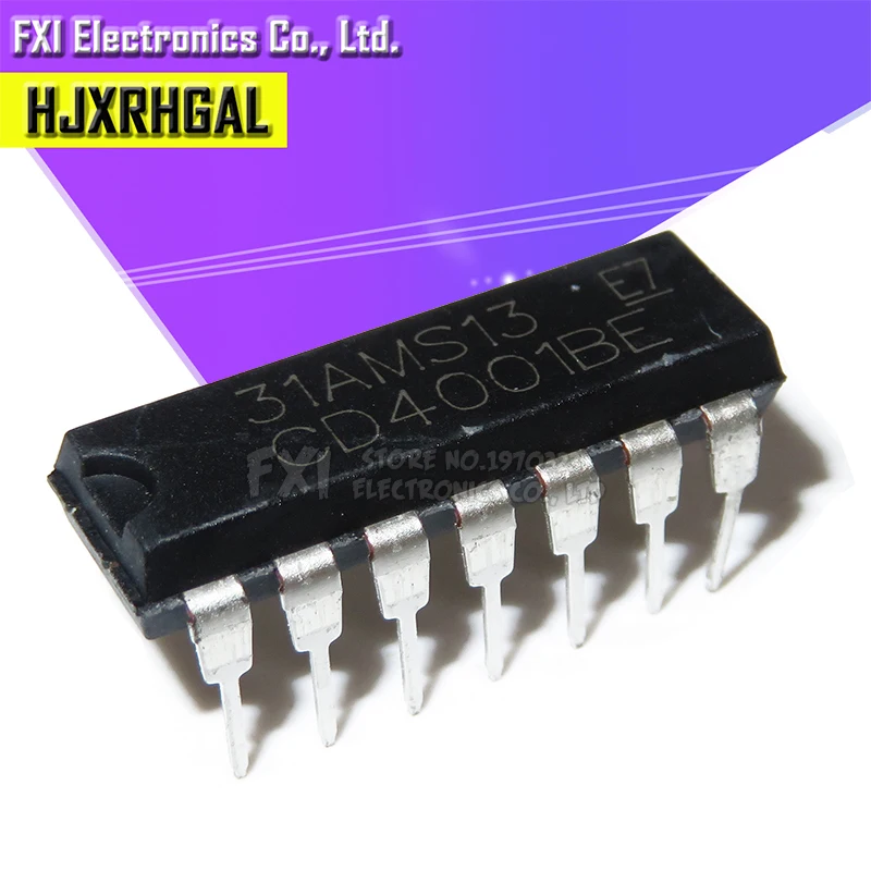 10 шт. CD4001BE CD4001 DIP14 DIP новый оригинальный | Электронные компоненты и принадлежности