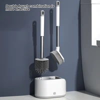 toilet brush long handle bathroom brush drain kitchen wall mounted cleaning brush set home bathroom accessories