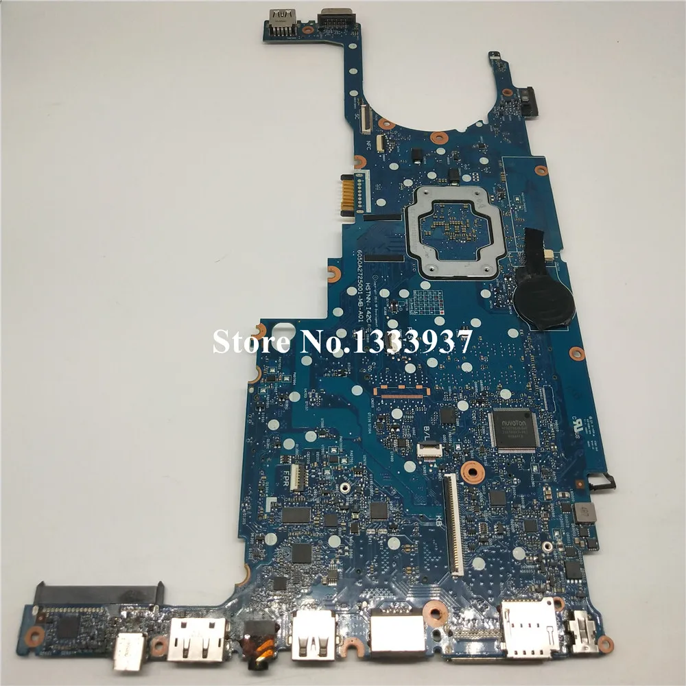 Для HP EliteBook 820 G3 820-G3 серии Материнская плата ноутбука 6050A2725001-MB-A01 i7-6500U SR2EZ 831764-001