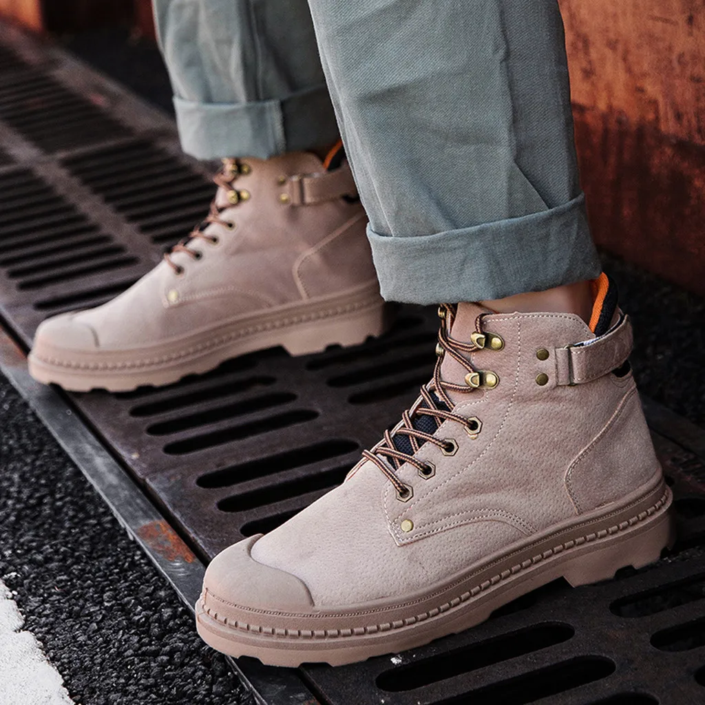 Ботинки мужские тактические военные ботинки на шнуровке для пустыни рабочая