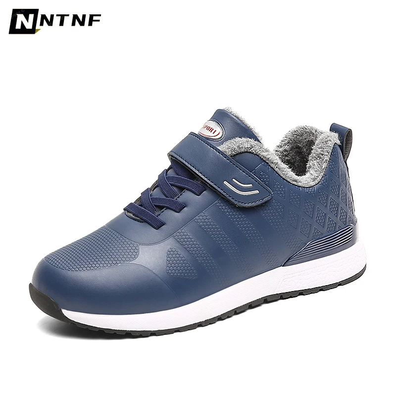 

Кроссовки унисекс плюшевые, прогулочная обувь, без шнуровки, уличные снегоступы, спортивные кеды, плоская подошва, для спортзала