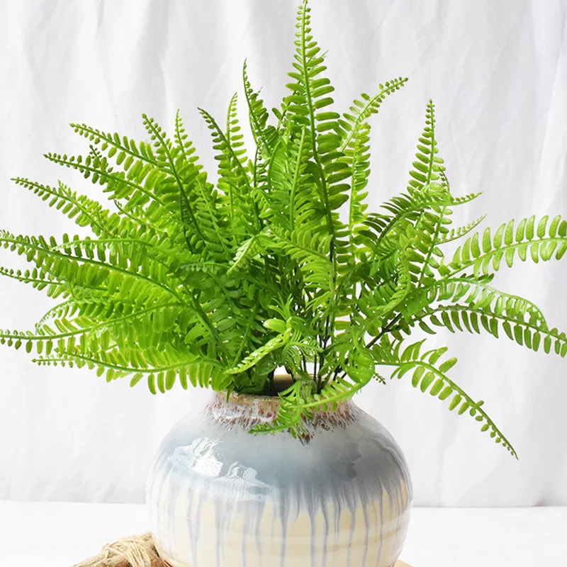 Искусственные растения 42 см 7 раздвоенный персидский папоротник водная трава