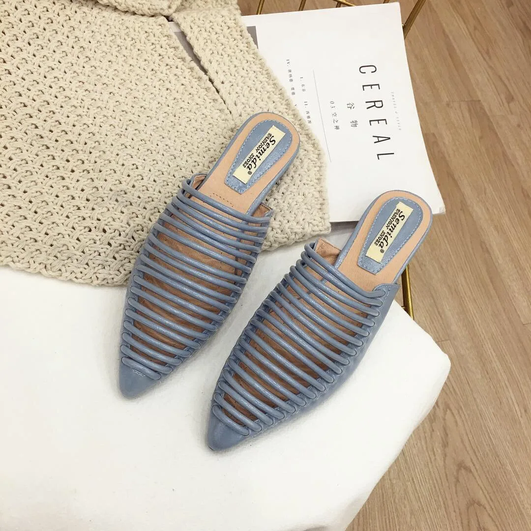 Новинка 2019 года сезон весна брендовые туфли лодочки женские тапочки сандалии на