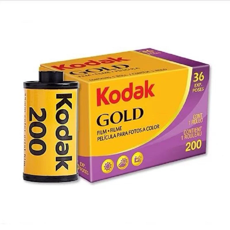 Золотая 200 цветная пленка KODAK 35 мм 36 экспозиций в рулоне подходит для камеры M35 / M38
