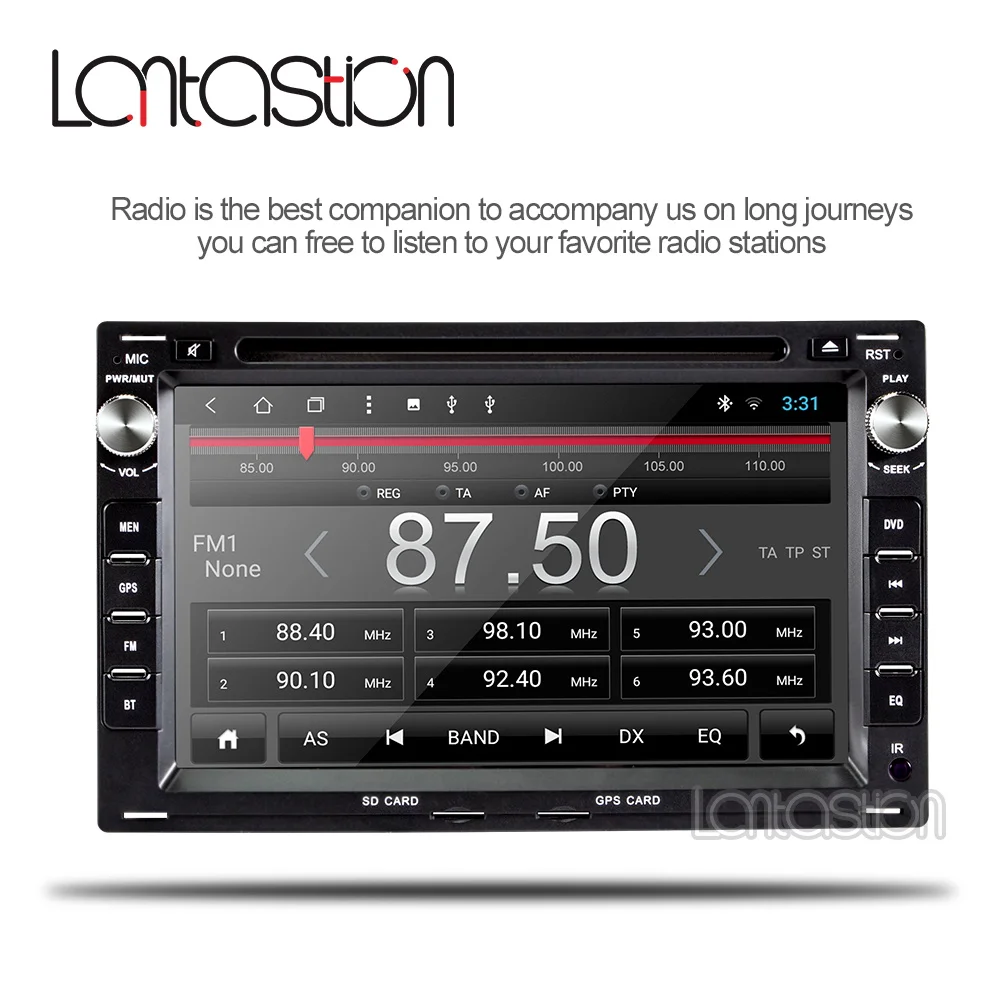 Lantastion Android 9 0 Автомобильный мультимедийный dvd-плеер 7 дюймов для Volkswagen Passat B5 MK5 Golf