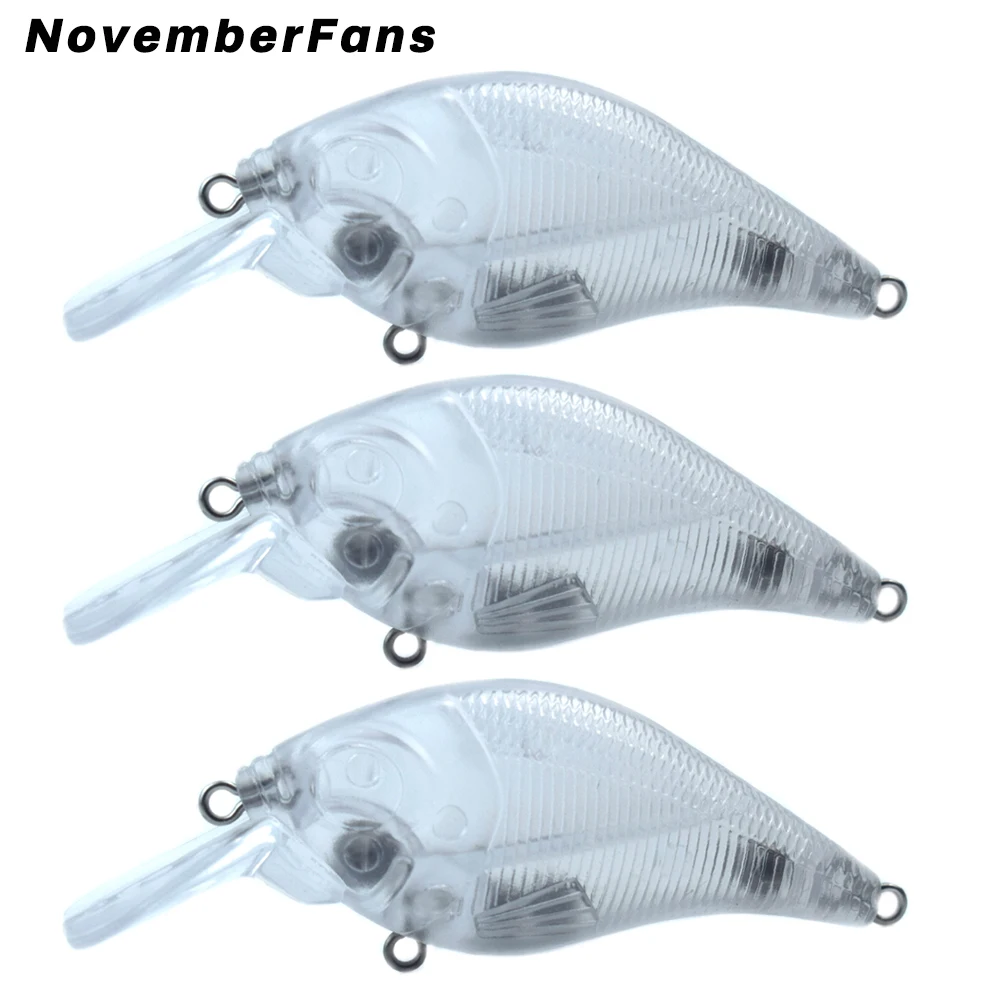 

NovemberFans 10 шт./лот заготовка Midium Дайвинг кренкбейт 7,5 см 9 г погремушка Неокрашенный поплавок кренкбейт приманка для рыбной ловли DIY Рыболовная Снасть
