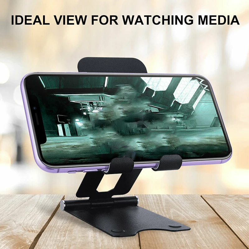 

Mayitr SmartPhone Tablet Stand Dual Folding Aluminum Desktop Holder Metal Phone Holder Foldable Mobile Phone Stand Desk