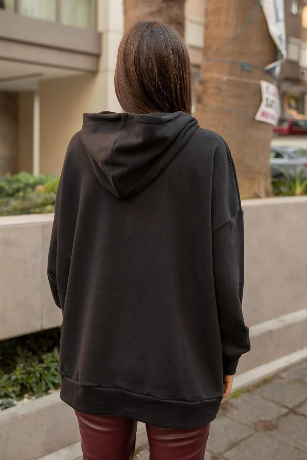 

Hooded Sweat-BLACK