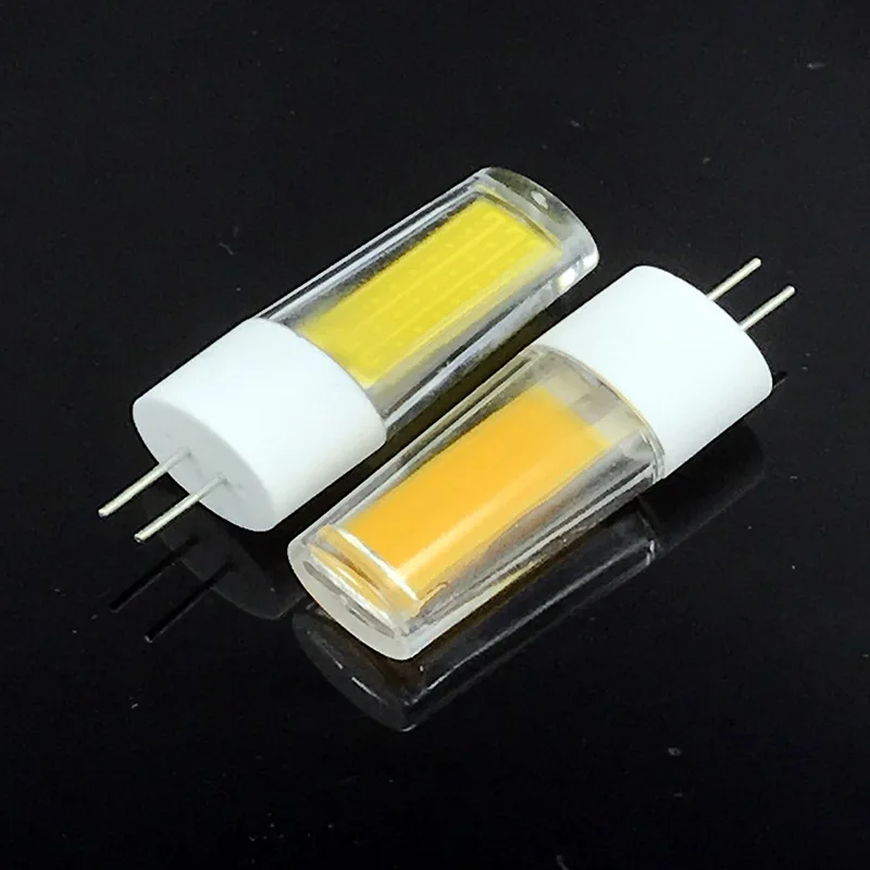 G9 5W 480lm 2609 COB 2700K 6400K Светодиодный точечный светодиод с регулируемой яркостью лампочки AC 220 V-240 V, G9 G4 база, кукурузная лампочка для домашнего освещения